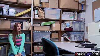 mall cop asks, 'why did you steal? now bend over for punishment'