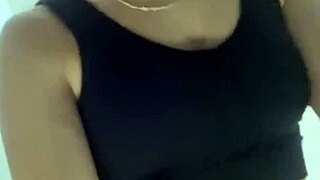 Risky teen feels intense pleasure masturbating in public gym shower