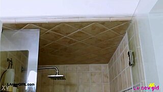 Cute Teen Shower Scene