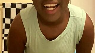 Skinny Black Prostitute from Connecticut Offers to Sleep with Anyone in Homemade Video