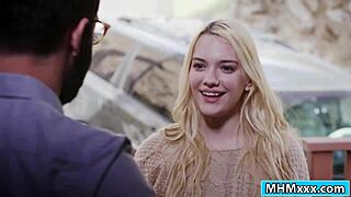 Kenna James Deepthroats Voyeur's Monster Cock