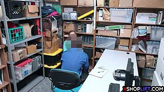 mall cop asks, 'why did you steal? now bend over for punishment'