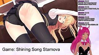 Vtuber Lewdneko Plays Shining Song Starnova Bonus