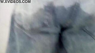 Woman pees pants in diaper, reaches two orgasms with straw on rainy night