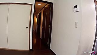 curvy japanese teen seduce to creampie fuck by classmate