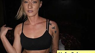 Sexy blonde police hottie craves fresh dick and take it hard from behind - whitney oc jmac