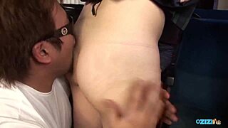 girl in uniform gets under control of a bunch of guys and gives herself up