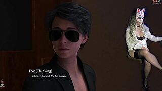 Golden boy 32 - busty milf chocking on a dildo