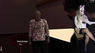 Golden boy 32 - busty milf chocking on a dildo