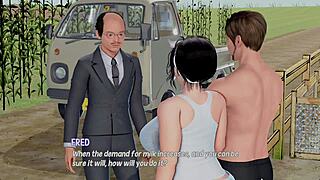 maxs life temporada 4 cap 241 - fucking milf with big tits in kitchen