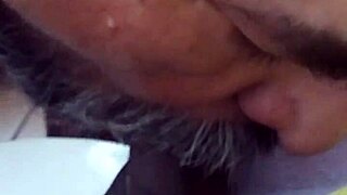 Sucking Black Shemale's Big Cock