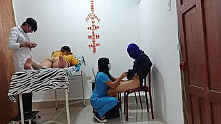 Foursome With Patients - Having Sex In The Doctors Office - Homemade Porn Roleplay
