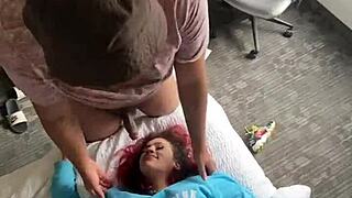 Lady Brazy fucking and sucking for facial cumshot