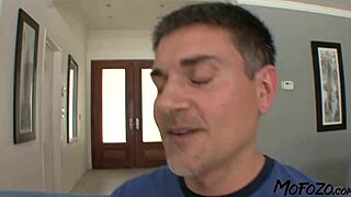 Rough Anal Debut for 18-Year-Old Brunette Pornstar