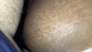 ebony girl with big bubble butt bent over for doggy style