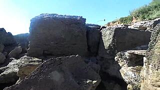 chatting about that african prostitute flaunting her ass on the nudist beach