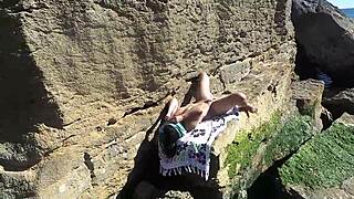 chatting about that african prostitute flaunting her ass on the nudist beach