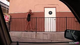 Nymphomaniac Blonde Teen Bitch At Cheating Bj With Big Black Cock On Public Toilet Through Glory Hole