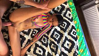 tiny violeta grey howls and shivers through orgasms