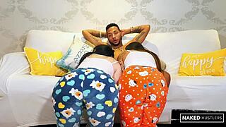 Pawg Pajama Party Turns Threesome
