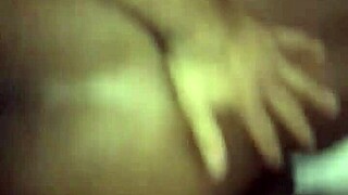 ebony girl with big bubble butt bent over for doggy style