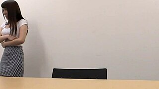 Japanese busty teen idol audition