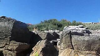 chatting about that african prostitute flaunting her ass on the nudist beach