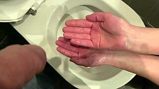 Keeping His Dick While He Pees, Washing Hands in Pissing?