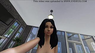 Selena Gomez POV Sex Tape on Sofa