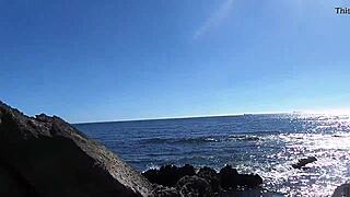 chatting about that african prostitute flaunting her ass on the nudist beach