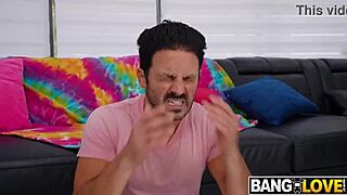 Slutty roommate Sarah Arabic fucks Tony Marzo POV