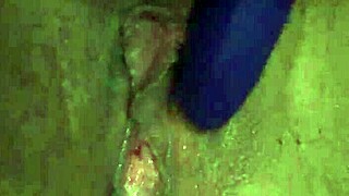 hot wet latina plays with creamy pussy