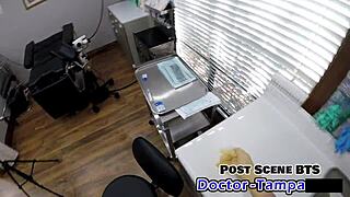 Dr Tampa - Aria Nicole Moans During Foley Catheter Orgasm in Latex Gloves!