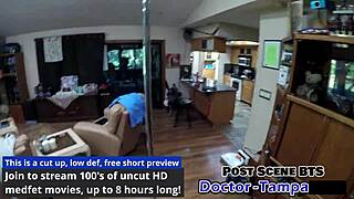 Dr Tampa - Aria Nicole Moans During Foley Catheter Orgasm in Latex Gloves!