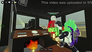 Se queda afk y todos se la cogen en gangbang