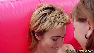 Real lesbian pussy intriguingly eaten