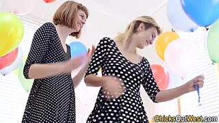 Real lesbian pussy intriguingly eaten