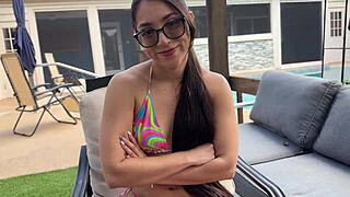 Outdoor sex with latina madison wilde