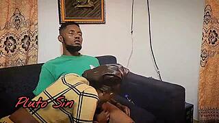 ghetto whore girlfriend is always horny, fucking nasty all the time