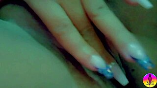 Single putting the sex toy in the aggressive anal