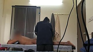 dick flashing to spa girl during massage