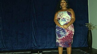 does thick ebony ride sybian for the first time as orgasms overwhelm her?