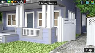 excited fucking friend and tit handjob