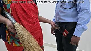 i feel so excited getting handjob from the maid