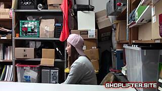 young terrified shoplifting teen ager gets busted in reality shop