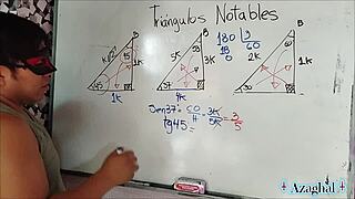 the nerdy asian student explores trigonometry in a sexy bedroom session with brown eyes