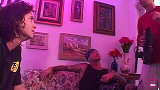 brunette hottie filmed deep throating and riding reverse cowgirl