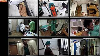 Taylor Ortega Naked in Bondage Clinic Behind Scenes