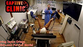 Taylor Ortega Naked in Bondage Clinic Behind Scenes