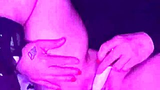 Dirty slut raven plays with her pussy